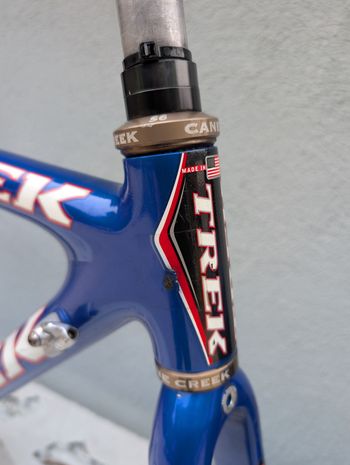 Used Trek 2002 Trek 5200 US Postal Team Edition Frameset 2002 Road & Gravel, Blue — image 4 of 10