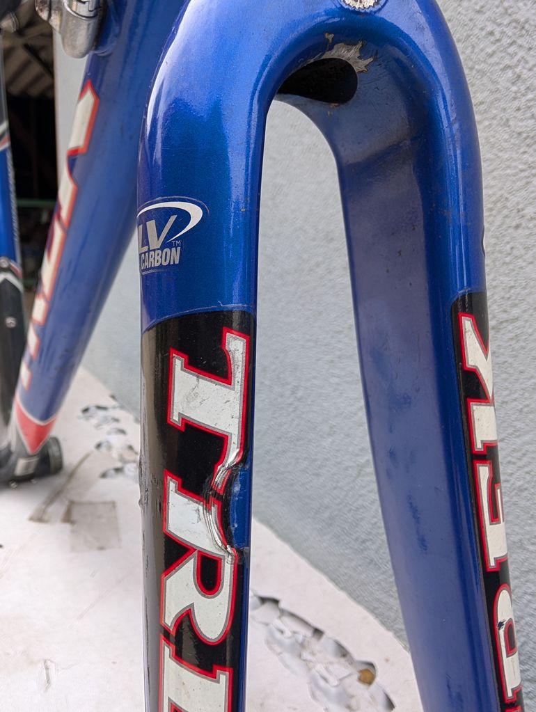 Used Trek 2002 Trek 5200 US Postal Team Edition Frameset 2002 Road & Gravel, Blue — image 5 of 10