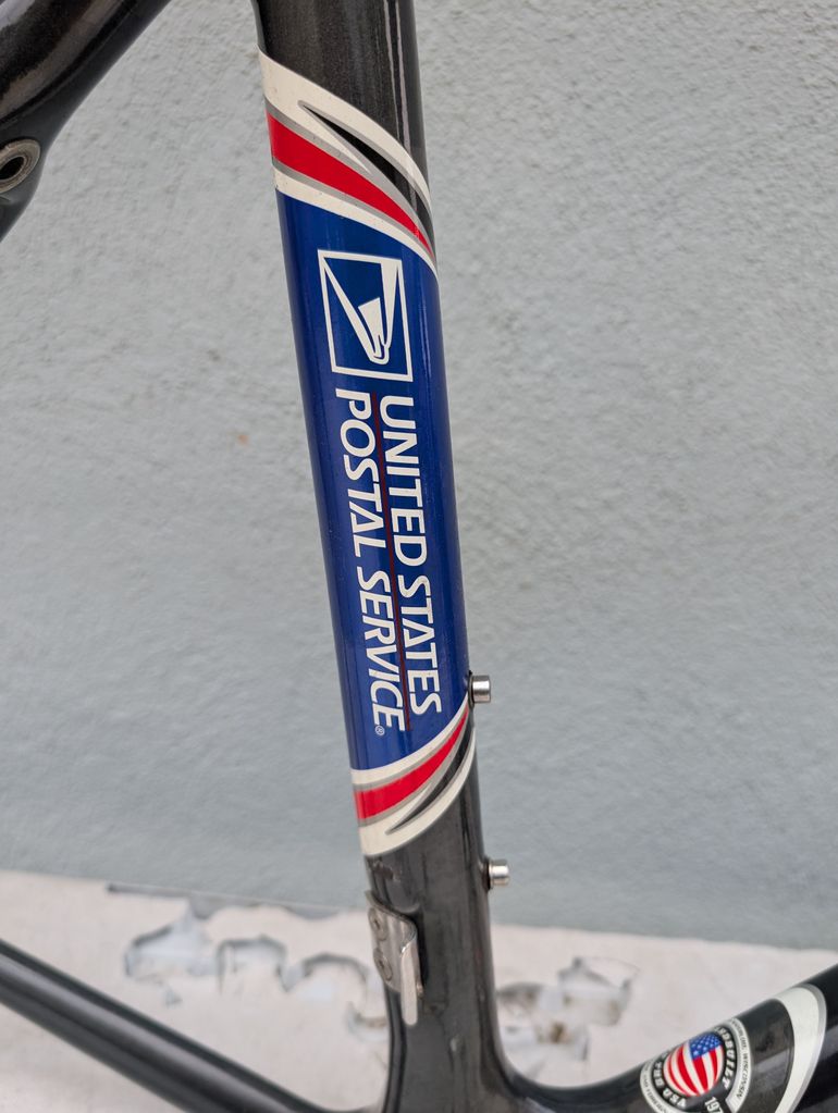 Used Trek 2002 Trek 5200 US Postal Team Edition Frameset 2002 Road & Gravel, Blue — image 2 of 10