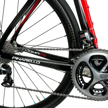 Used Pinarello Pinarello Dogma F8 Di2 Dura-Ace 11-spd 57.5cm MSRP:$9k 2015 Road & Gravel, Red — image 6 of 9