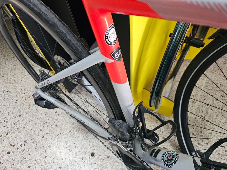 Used Specialized Specialized Tarmac SL 6 2022 2022 Road & Gravel, Light Gray — image 9 of 9