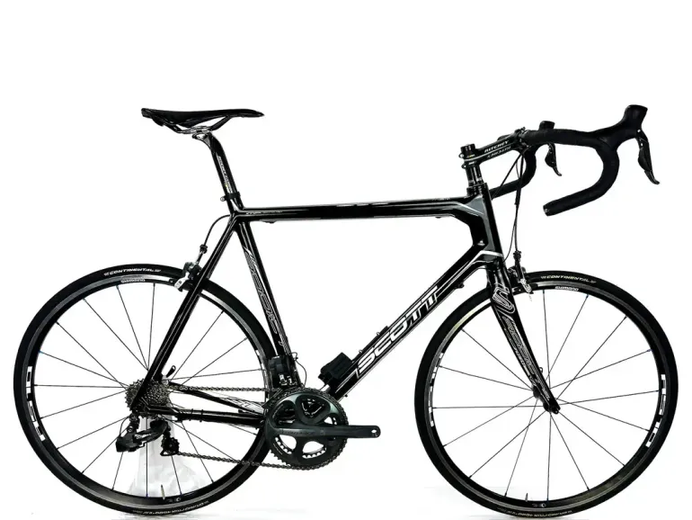 Used Scott Scott Addict SL, Di2 Shimano Ultegra - 2009 (60cm) MSRP:$6k 2009 Road & Gravel, Black — image 1 of 6