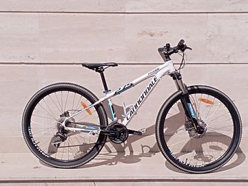 Used Cannondale Trail 6 27.5 2021 Mountainbike, White — image 1 of 6