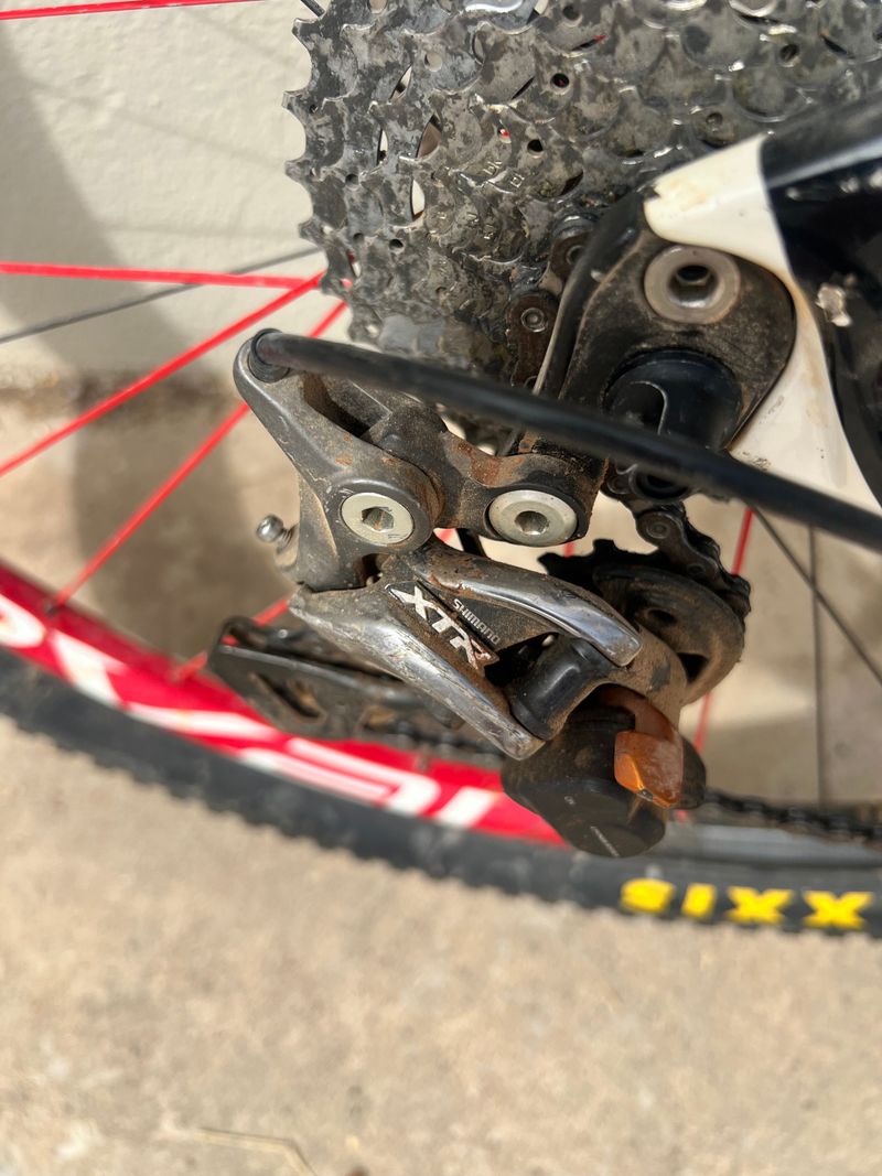 Felt Nine Shimano XTR 2017 Mountainbike de segunda mano, Blanco — imagen 4 de 7
