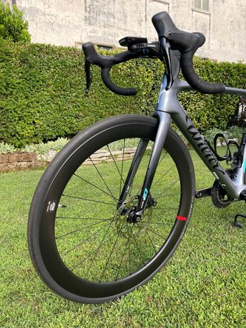 Used Wilier 0 SL SHIMANO 105 Di2 2024 2024 Road & Gravel, Light Gray — image 6 of 9