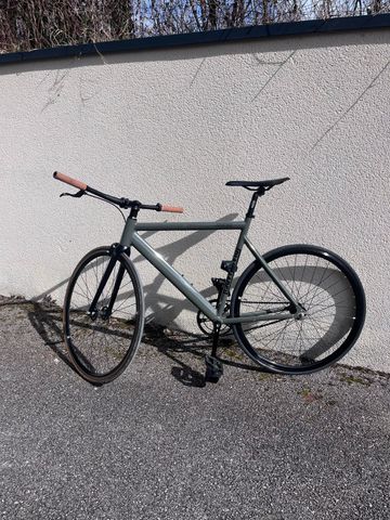 Gebrauchtes State Bicycle Co. 6061 Black Label Single Speed / Fixed Gear 2022 Road & Gravel, Grün — Bild 4 von 4