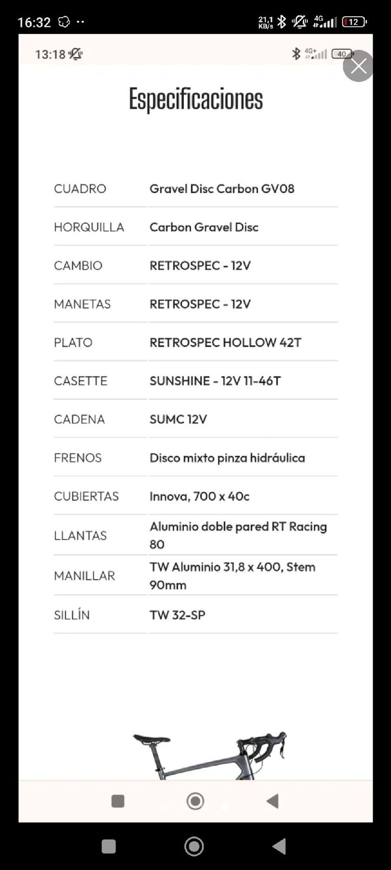 Tweedehands Lobito GV08 2024 Road & Gravel — afbeelding 15 van 17