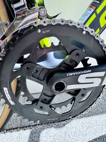 Cannondale Supersix Shimano Dura Ace 2018 Road & Gravel usato, Grigio chiaro — immagine 10 di 15