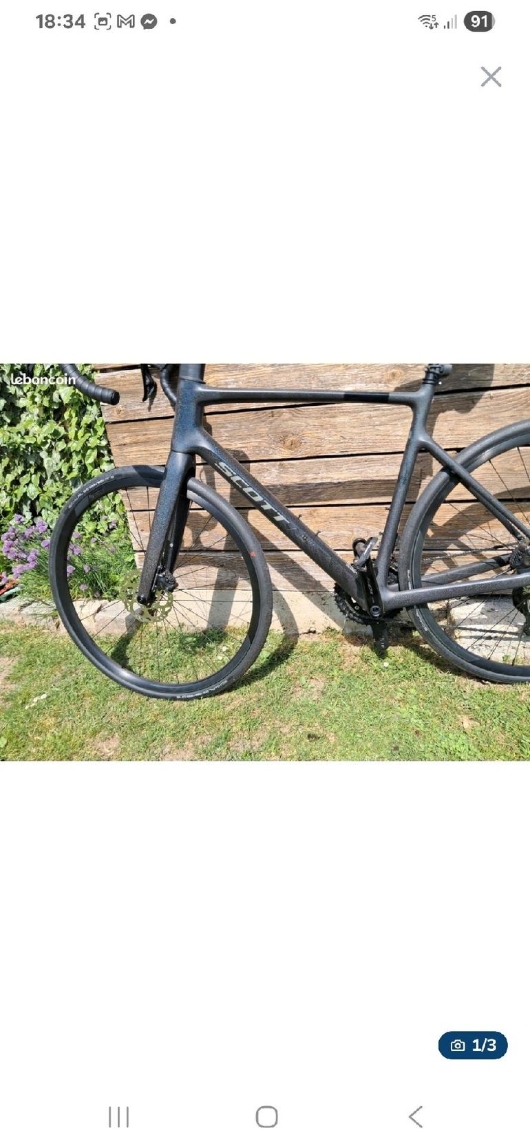 Used Scott Addict Shimano 105 2025 Road & Gravel, Light Gray — image 1 of 3