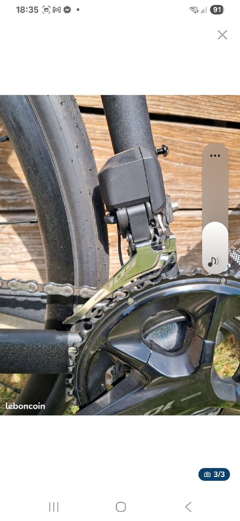 Used Scott Addict Shimano 105 2025 Road & Gravel, Light Gray — image 3 of 3