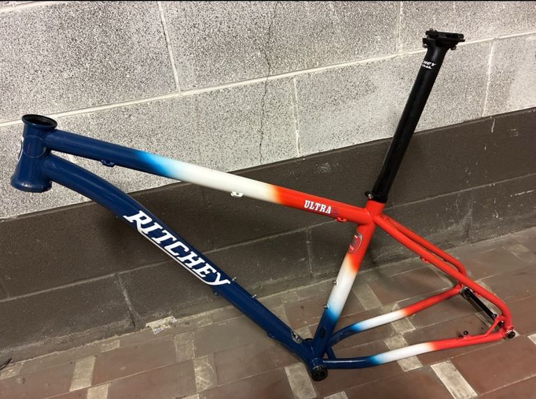 Ritchey Ultra Red White And Blue Mountain Bike Top Red And Blue