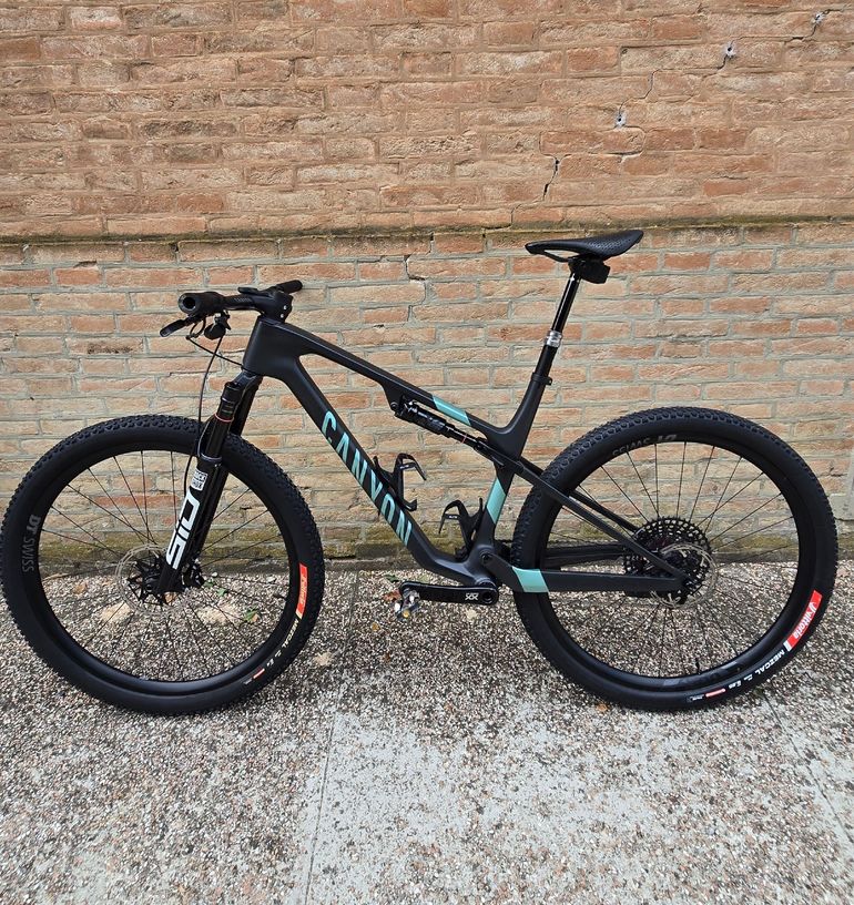 Gebrauchtes Canyon LUX Sram Eagle Transmission XX SL 2024 Mountainbike, Schwarz — Bild 3 von 8