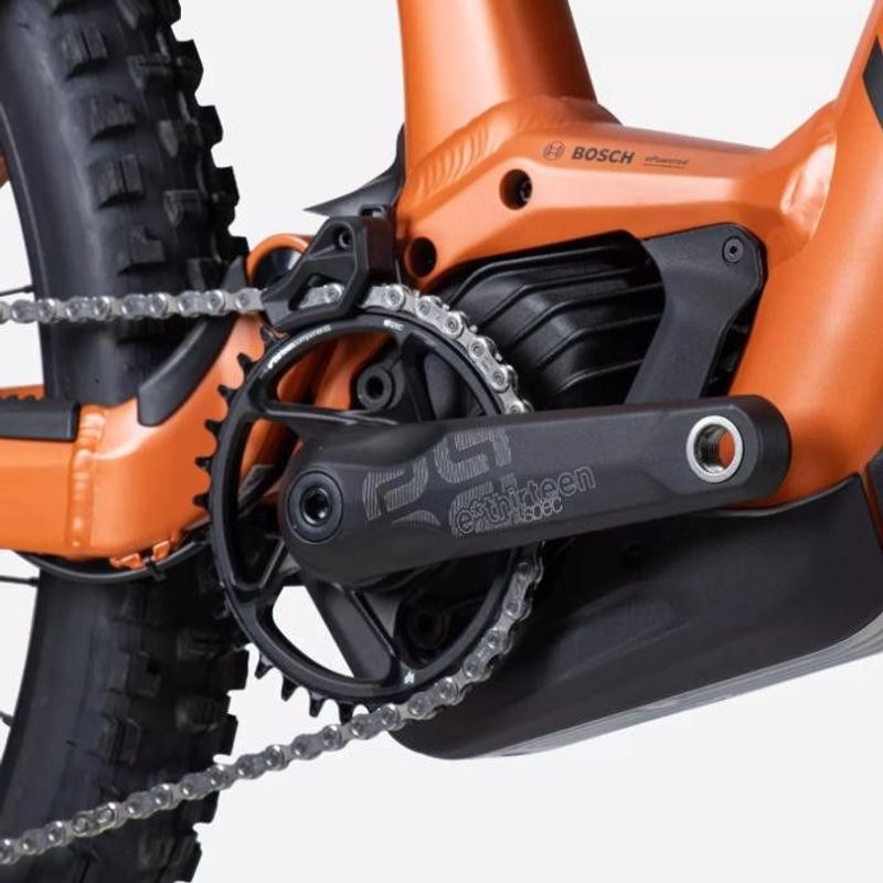 Used Lapierre Overvolt Shimano SLX 2022 Mountainbike, Orange — image 4 of 5