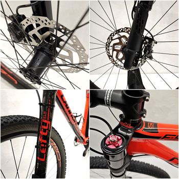 Used Cannondale F-Si Black Inc. 2017 2017 Mountainbike, Red, 27.5 — image 10 of 12