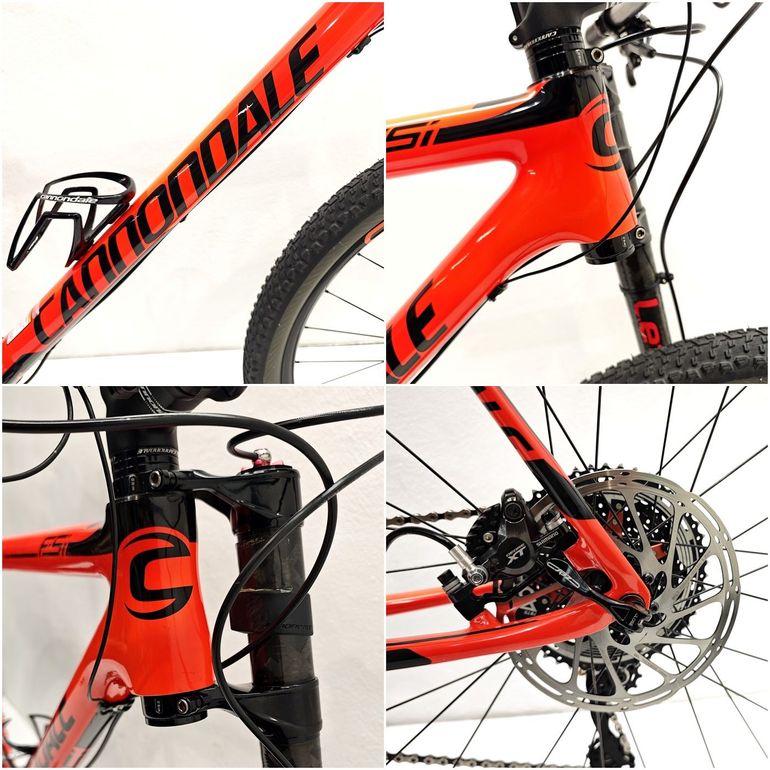 Used Cannondale F-Si Black Inc. 2017 2017 Mountainbike, Red, 27.5 — image 11 of 12