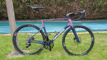 Used Cannondale SuperSix EVO Hi-MOD Disc Dura-Ace Di2 2021 2021 Road & Gravel, Violett — image 4 of 15