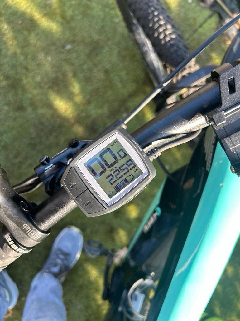 Used Bianchi E-omnia SRAM SX Eagle 2022 Mountainbike, Blue — image 7 of 14