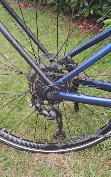 Used Giant Explore E + 2 GTS 2021 Road & Gravel, Blue — image 5 of 6