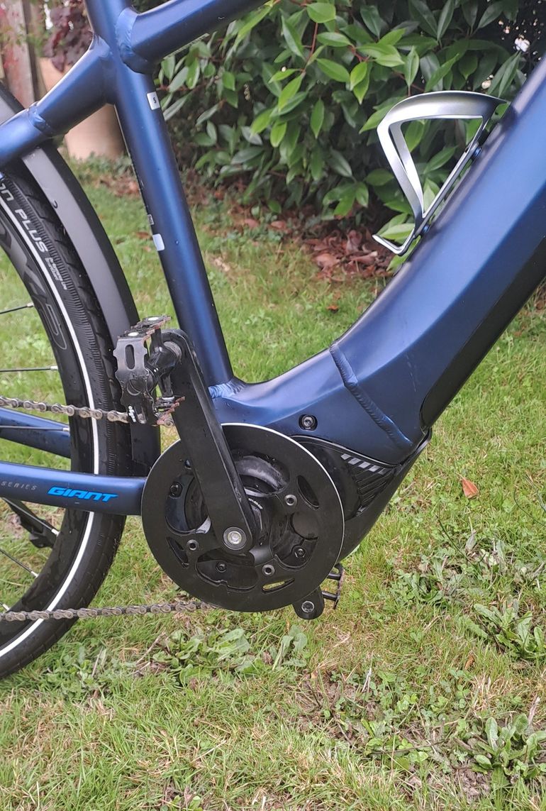 Used Giant Explore E + 2 GTS 2021 Road & Gravel, Blue — image 6 of 6
