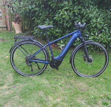 Used Giant Explore E + 2 GTS 2021 Road & Gravel, Blue — image 1 of 6
