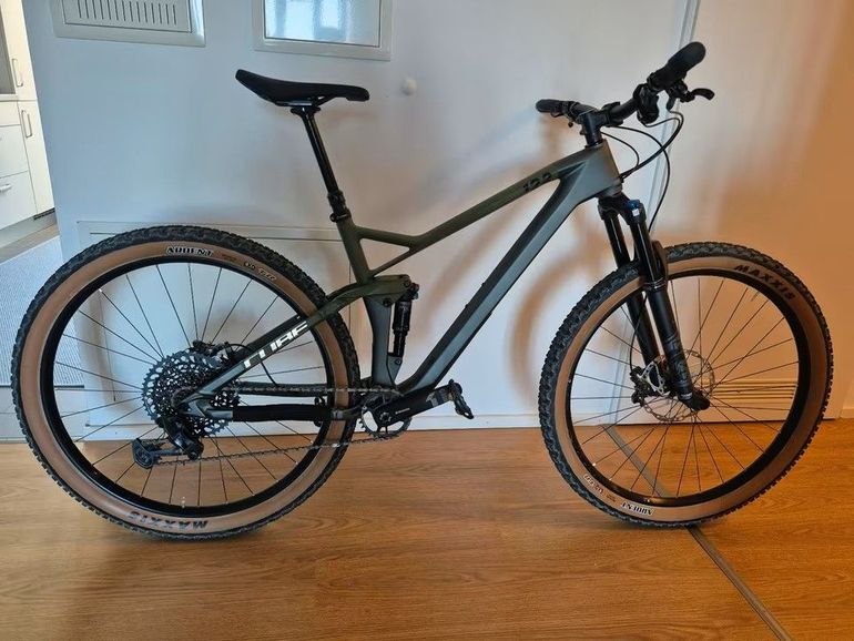 Used CUBE STEREO ONE22 HPC TM 2024 2024 Mountainbike, Light Gray, 29 — image 1 of 3