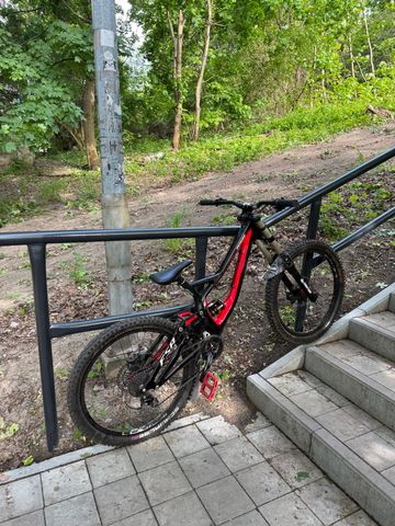Gebrauchtes Specialized S-Works Demo 8 2014 2014 Mountainbike, Rot, 26 — Bild 3 von 9