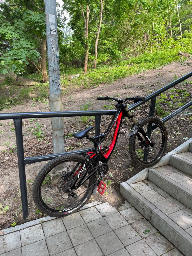 Gebrauchtes Specialized S-Works Demo 8 2014 2014 Mountainbike, Rot, 26 — Bild 3 von 9