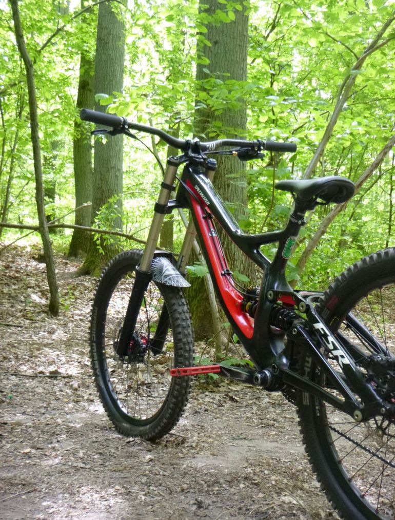 Gebrauchtes Specialized S-Works Demo 8 2014 2014 Mountainbike, Rot, 26 — Bild 7 von 9