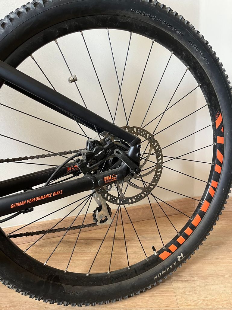 Used Raymon HardRay E-Nine 3.0 2021 Mountainbike, Black — image 2 of 12