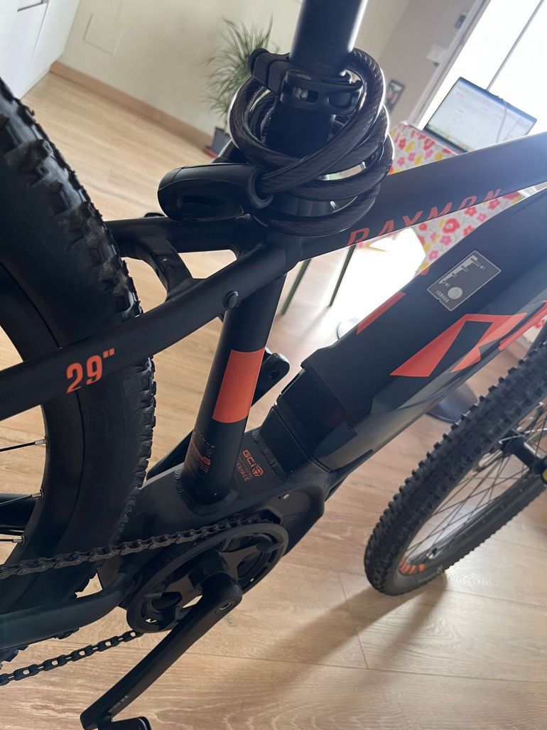 Used Raymon HardRay E-Nine 3.0 2021 Mountainbike, Black — image 5 of 12