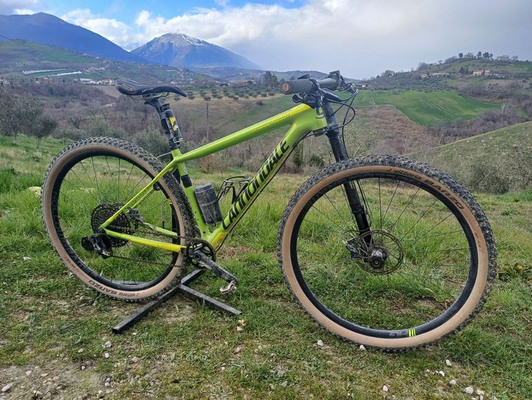 Gebrauchtes Cannondale F-si SRAM X01 Eagle 2018 Mountainbike, Grün — Bild 2 von 3