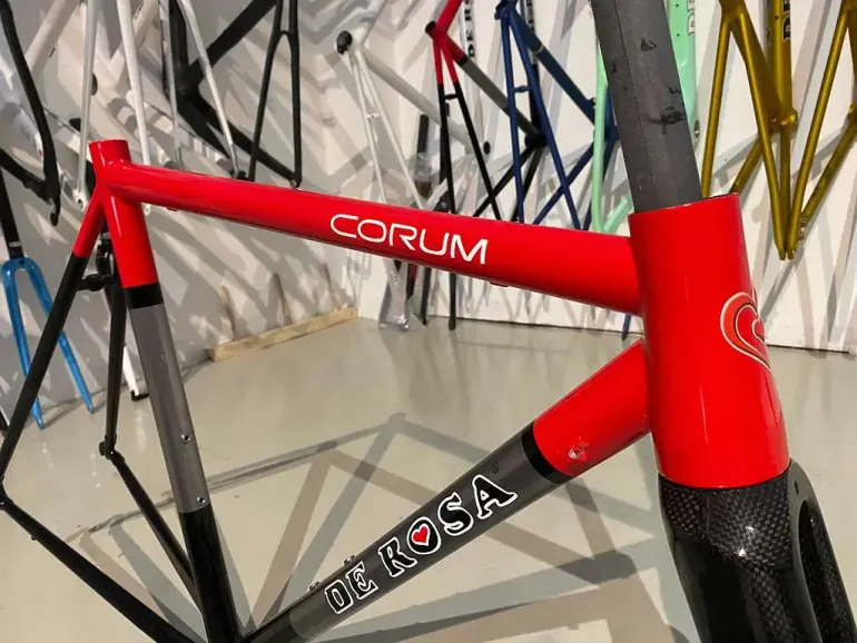 De Rosa Rosa Corum Rahmenset used in 53 cm buycycle USA