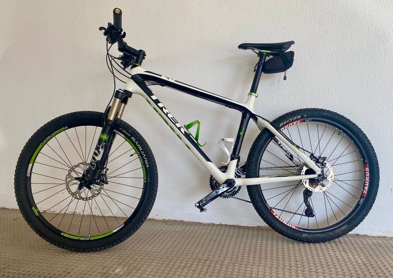 Trek Elite Shimano Deore XT Di2 2015 Mountainbike de segunda mano, Blanco — imagen 2 de 14