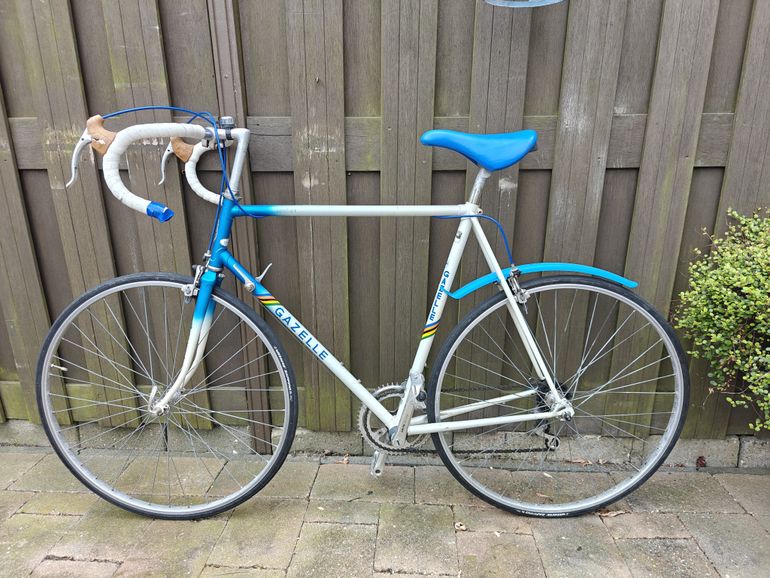 Used Vintage Gazelle Ventoux 1990 Road & Gravel, Blue — image 1 of 10