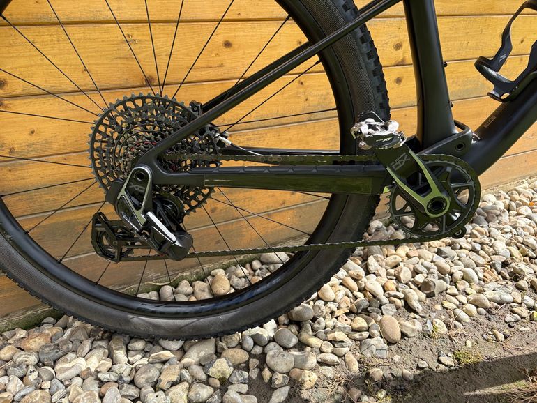 Trek Supercaliber Sram X0 EAGLE AXS 2025 Mountainbike usato, Nero — immagine 3 di 3