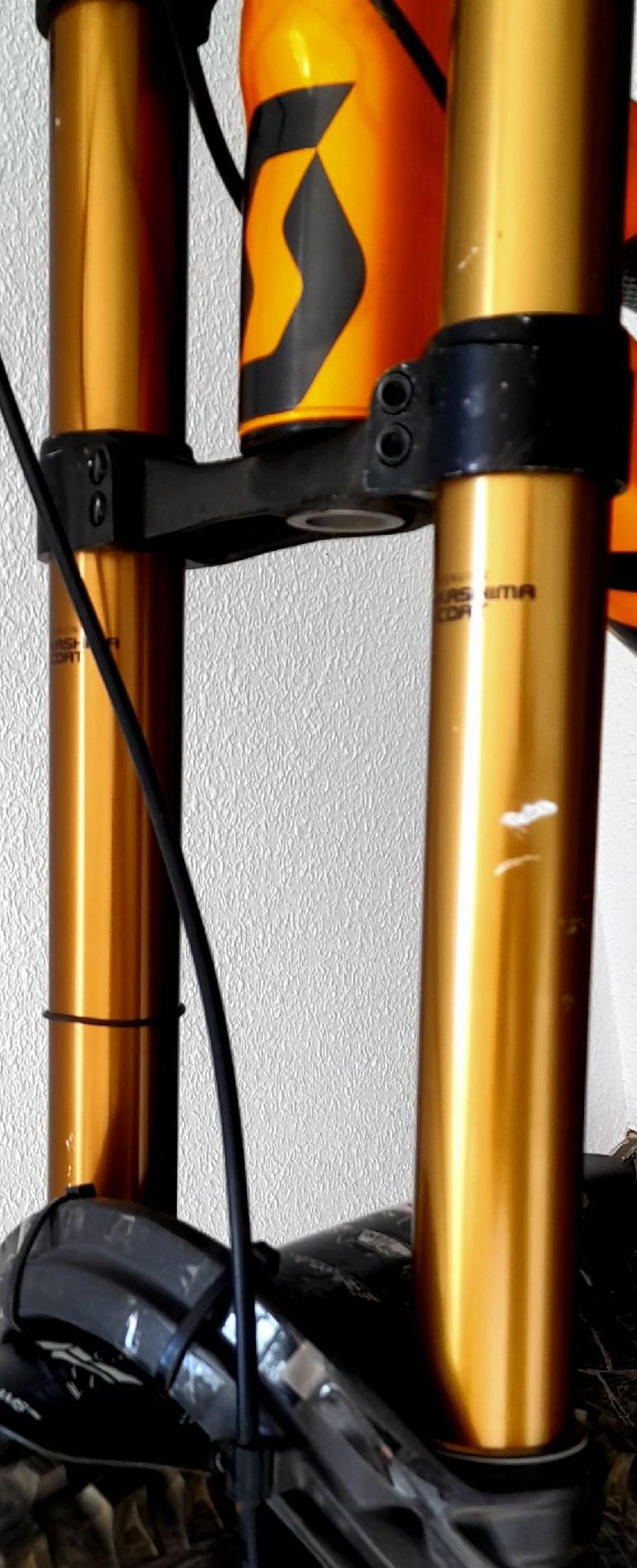 Scott Gambler Shimano Saint 2020 Mountainbike usato, Arancione — immagine 5 di 6