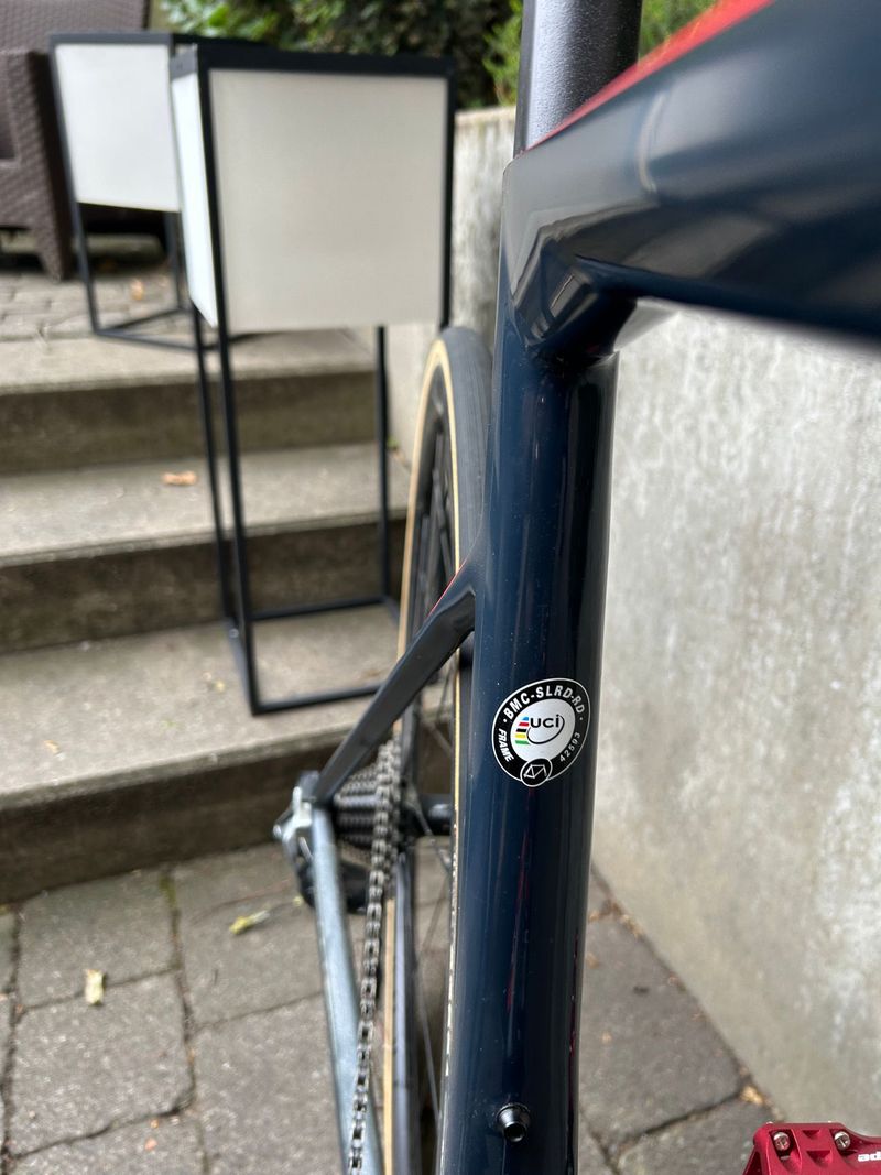 Used BMC Teammachine SRAM Red 2019 Road & Gravel, Blue — image 7 of 8