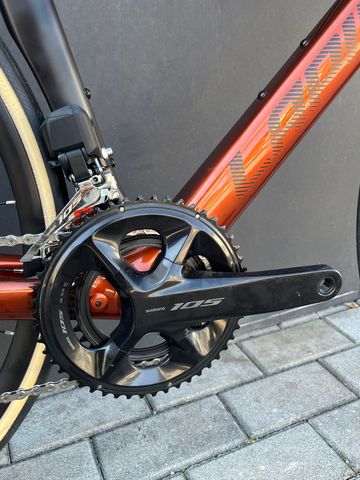 Gebrauchtes Lapierre Aircode Shimano 105 Di2 2024 Road & Gravel, Orange — Bild 3 von 8