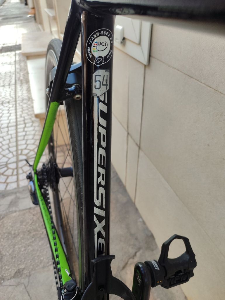 Used Cannondale SuperSix EVO Carbon Ultegra Race 2019 2019 Road & Gravel, Green — image 2 of 6