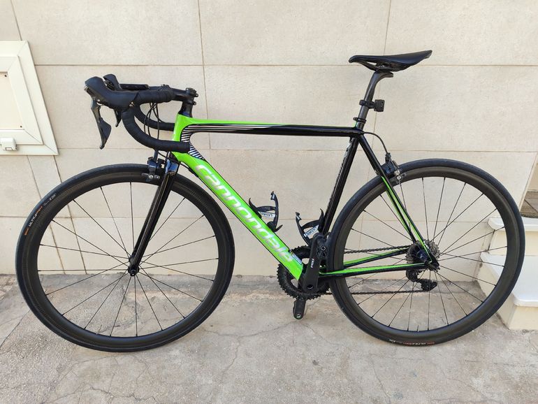 Used Cannondale SuperSix EVO Carbon Ultegra Race 2019 2019 Road & Gravel, Green — image 1 of 6