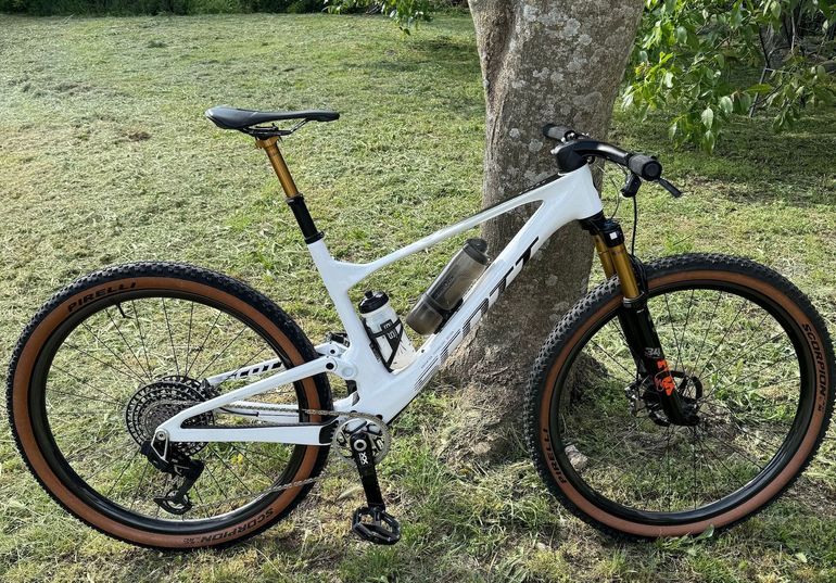 Used Scott Spark Sram Eagle Transmission XX SL 2023 Mountainbike, White — image 1 of 6
