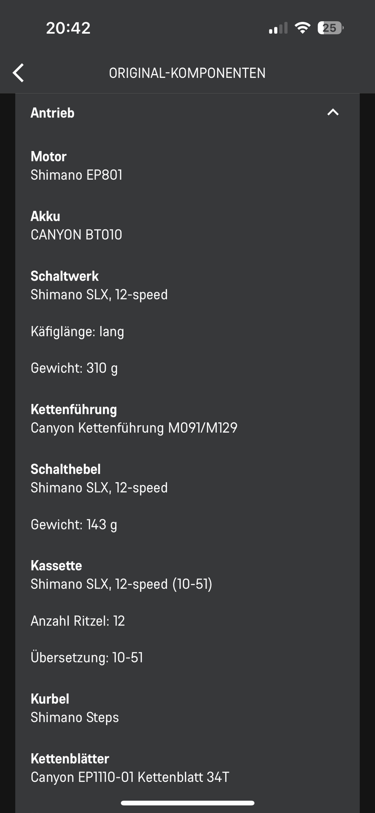 Used Canyon Spectral:ON CF 8 2024 2024 Mountainbike, Schwarz, 29, 27.5 — image 17 of 18