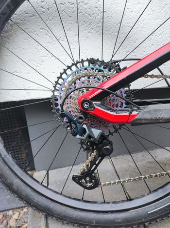 Gebrauchtes Conway Wme Shimano SLX 2022 Mountainbike, Rot — Bild 6 von 12