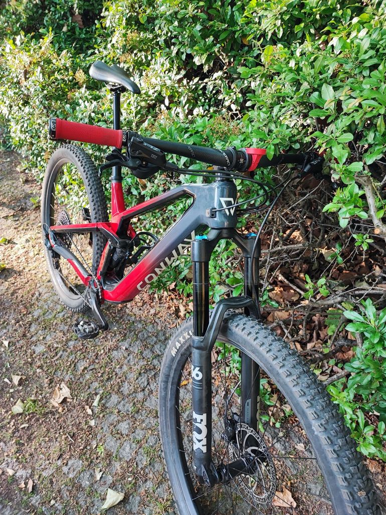 Gebrauchtes Conway Wme Shimano SLX 2022 Mountainbike, Rot — Bild 11 von 12