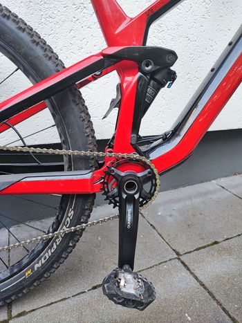Gebrauchtes Conway Wme Shimano SLX 2022 Mountainbike, Rot — Bild 7 von 12