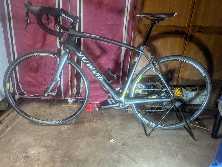 Used Specialized Roubaix Sram Apex Etap AXS 2019 Road & Gravel, Light Gray — image 2 of 9