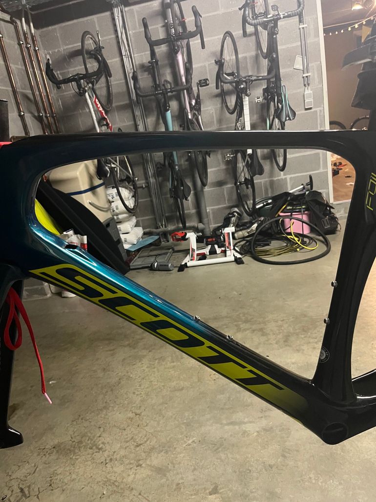 Used Scott Foil Premium disc 2019 Frameset 2019 Road & Gravel, Green — image 6 of 9