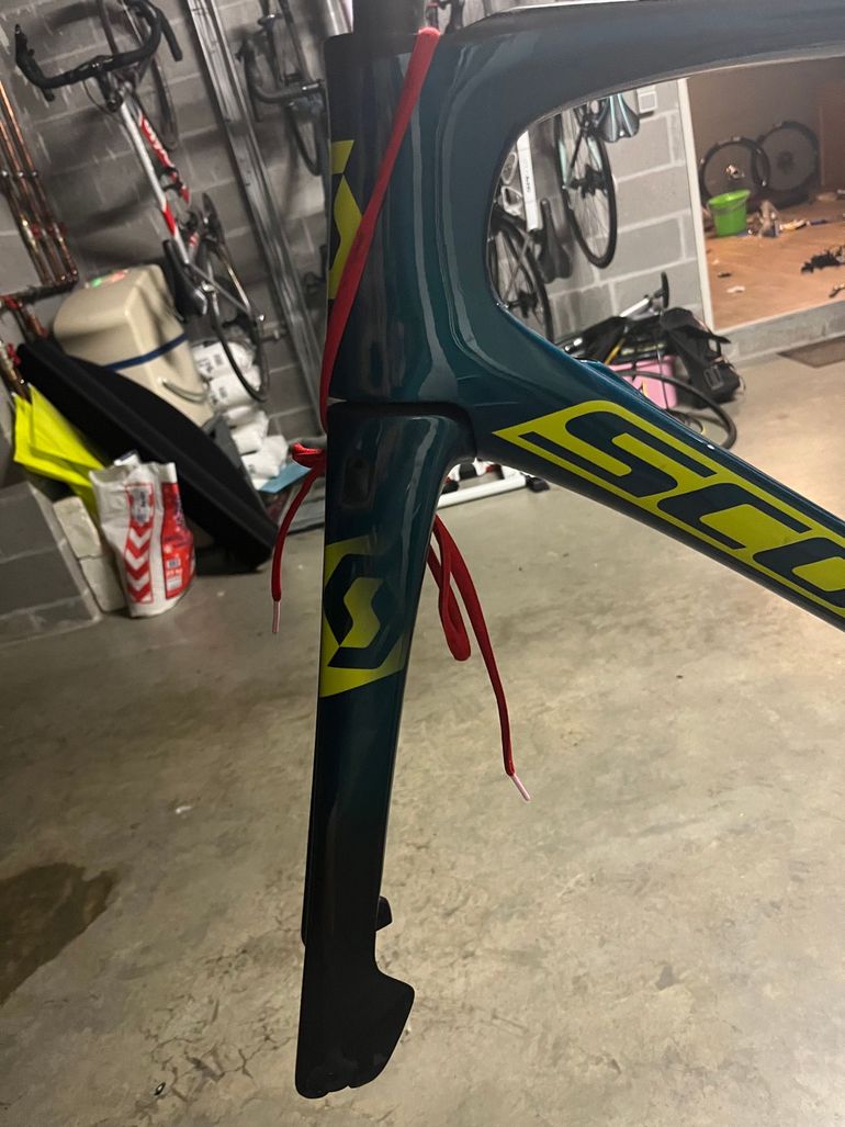 Used Scott Foil Premium disc 2019 Frameset 2019 Road & Gravel, Green — image 5 of 9