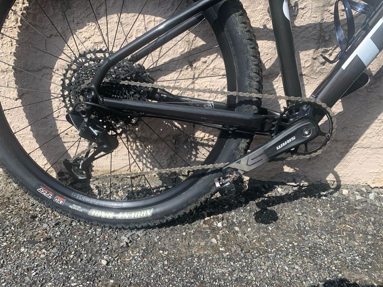 Used Trek Marlin Sram Eagle Transmission X0 2022 Mountainbike, Blue — image 3 of 4
