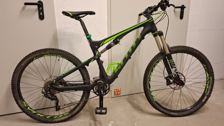 Used Scott Genius Shimano Deore XT 2017 Mountainbike, Schwarz — image 1 of 5